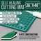 U.S. Art Supply; 36" x 48" Self-Healing Cutting Mat 5-Ply - Double-Sided Green/Black Craft Mat, Non-Slip Cutting Mats for Crafts, Sewing, Quilting, Scrapbooking; Category:Cutting Mats & Accessories; Image:3